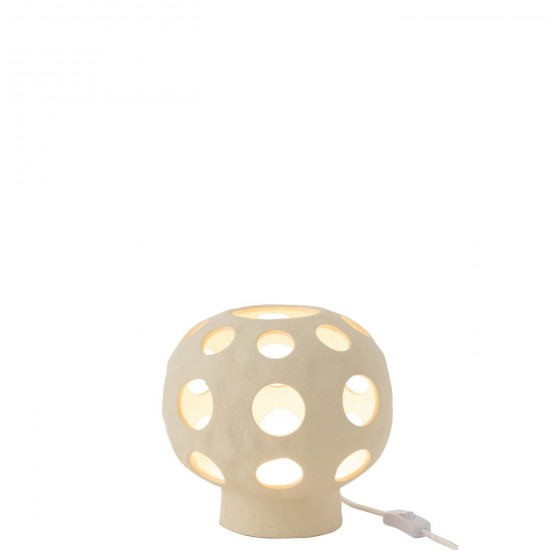 J Line Lampe Globe Pierre Beige JLine 48735 by Jolipa 48735.