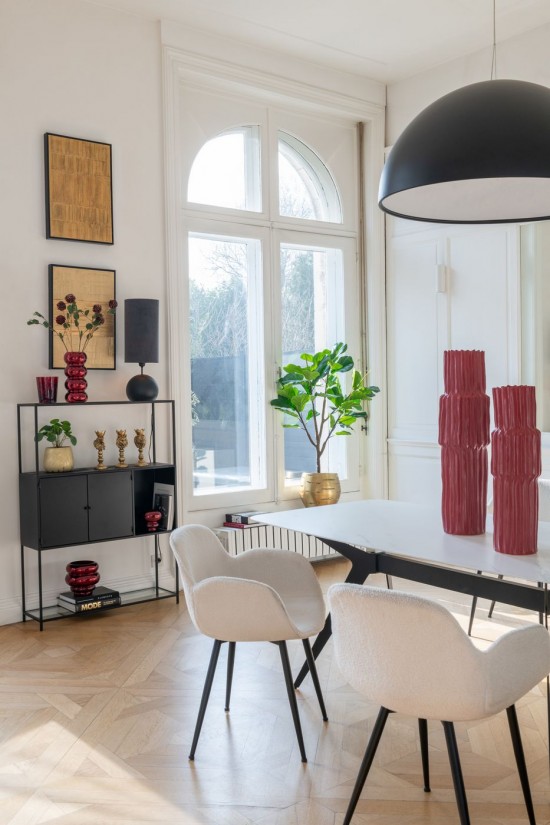 Jolipa Cachepot Rond Ceramique Or Large.