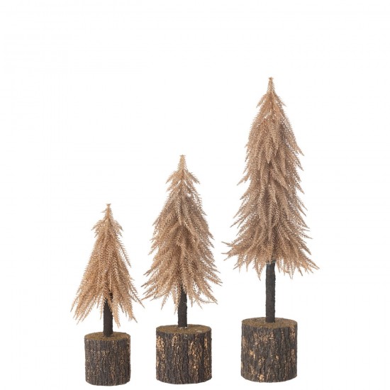 J-Line J Line arbres sapins de noel sur pied Jolipa Sapin De Noel Artificiel Cuivre Large.