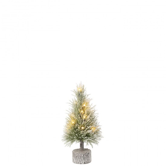 J Line Sapin De Noel B Led Artificiel Neige Vert Small JLine 48776 by Jolipa 48776.