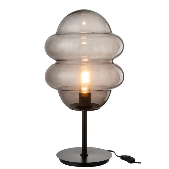 J Line Lampe Cuillere Miel Verre Gris JLine 48796 by Jolipa 48796.