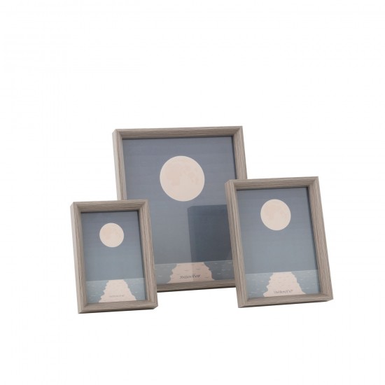 J-Line J Line Cadre photo simple Cadres photo simple Jolipa Cadre Photo Sylvie Mdf Taupe Large.