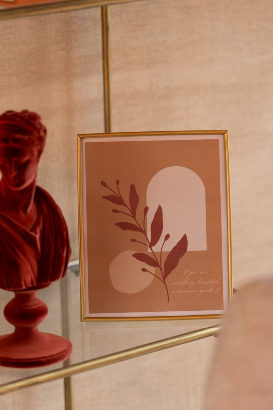 Jolipa Cadre Photo Tracy Acier Or Mat Large.