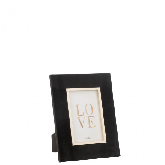 J Line Cadre Photo Dita Velours Noir Small JLine 48836 by Jolipa 48836.