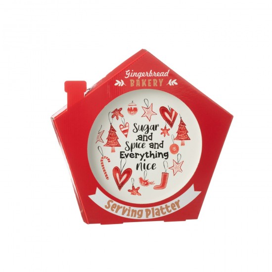 J Line Assiette Ronde Ceramique Rouge JLine 48865 by Jolipa 48865.