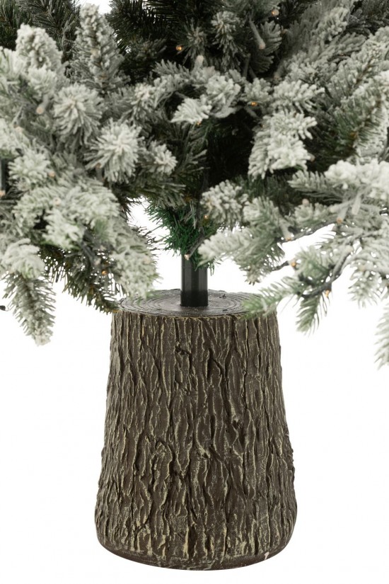 Jolipa Kerstboom Sneeuw 3000Led Lichtjes Plastiek Wit.