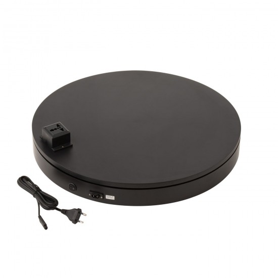 J Line Plateau Tournant Prise 100Kg Plastique Noir Medium JLine 48932 by Jolipa 48932.