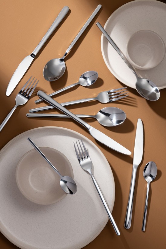 Jolipa Box Couverts B 24 Pieces Acier Inoxydable Brillant Argent.