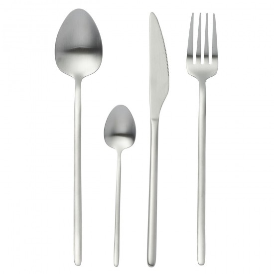 J Line Box Couverts C 24 Pieces Acier Inoxydable Mat Argent JLine 49006 by Jolipa 49006.