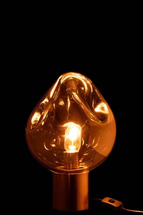 J-Line J Line Éclairage Armatures Luminaires D'intérieur Pieds De Lampe Avec Abat Jour Lampes De Table Jolipa Table Or Metal .