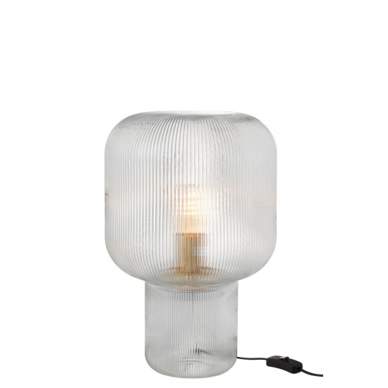J Line Lampe Verre Transparent JLine 49091 by Jolipa 49091.