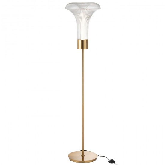 J Line Lampadaire Led Or Metal Or Transparent JLine 49099 by Jolipa 49099.