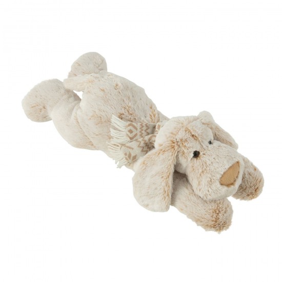 J Line Chien Couche Peluche Polyester Beige JLine 49125 by Jolipa 49125.