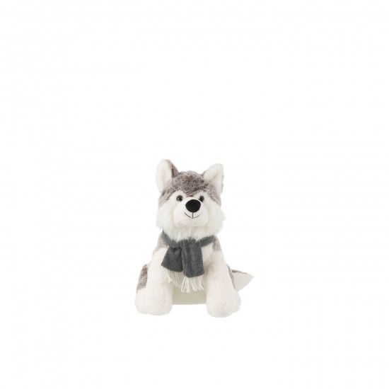 J Line Husky Echarpe Peluche Polyester Gris Small JLine 49138 by Jolipa 49138.