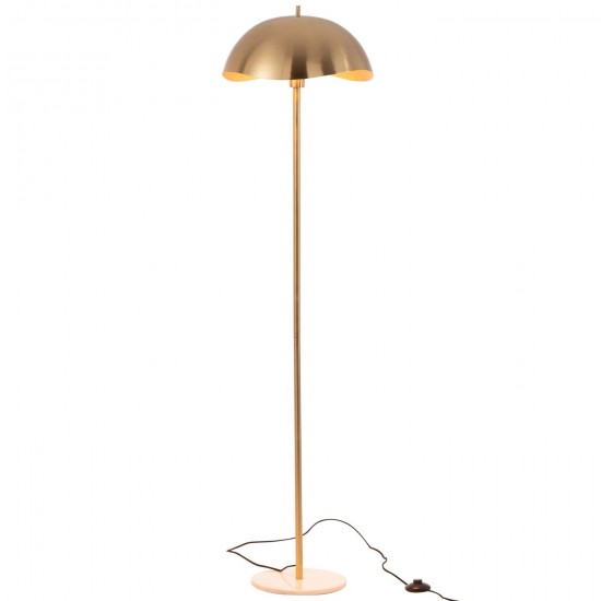 J Line Lampadaire Metal Marbre Or JLine 49181 by Jolipa 49181.
