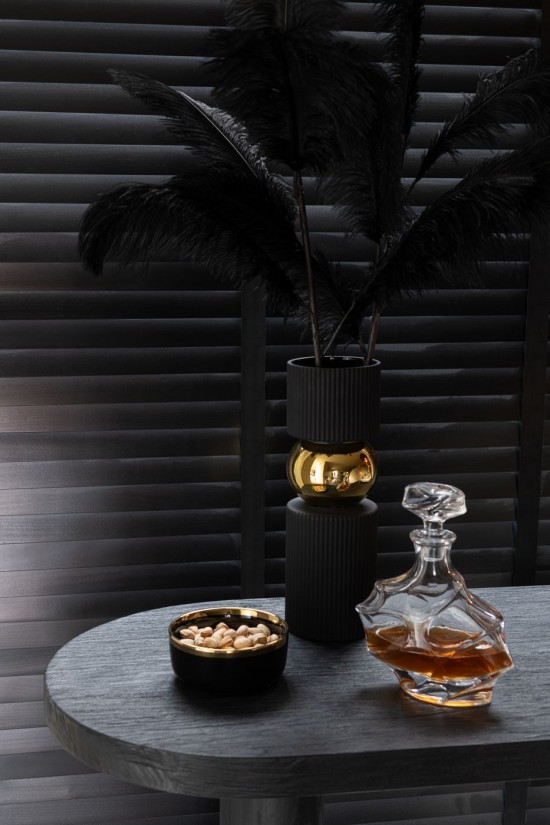 Jolipa Bol Ceramique Noir Or.