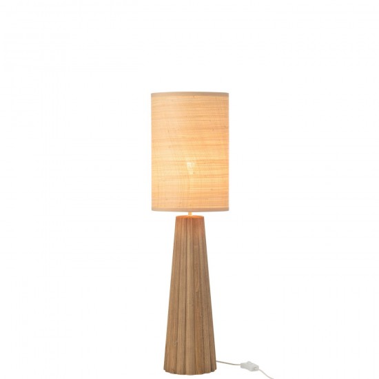 J Line Lampe Parapluie Bois D'Ailanthus Naturel Small JLine 49428 by Jolipa 49428.