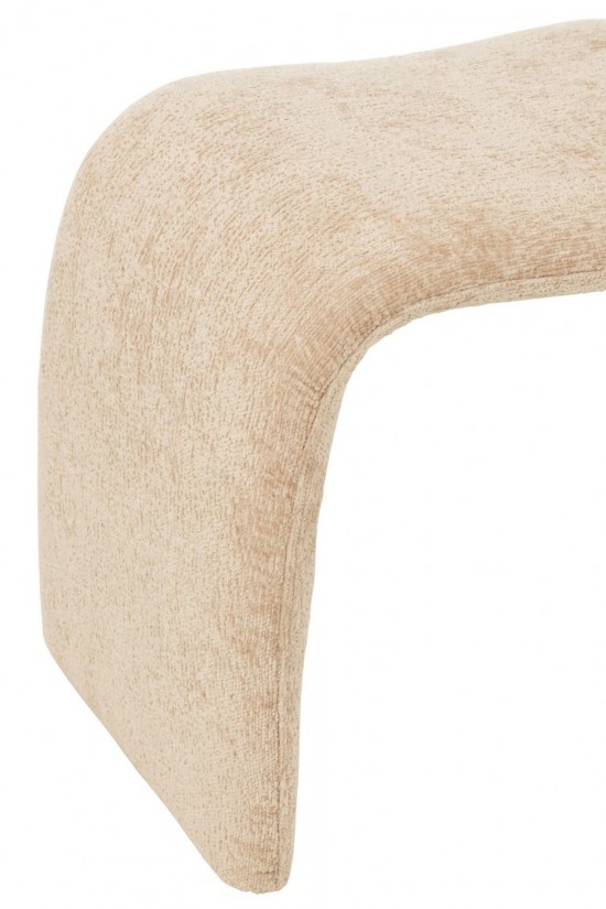 Jolipa Tabouret N Shape Textile Beige.