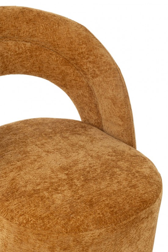 J-Line J Line chaises lounges Accent Chaise Textile Ochre.