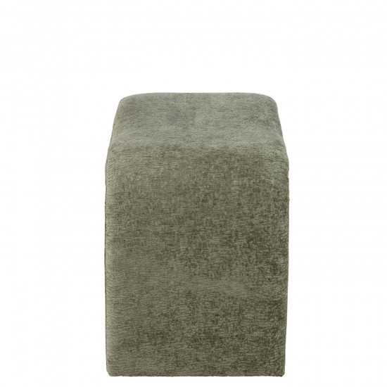 J-Line J Line tabourets ronds Jolipa Tabouret N Shape Textile Vert Menthe.