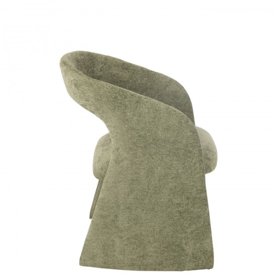 J-Line J Line chaises de repas Jolipa Anise Chaise Textile Vert Menthe.
