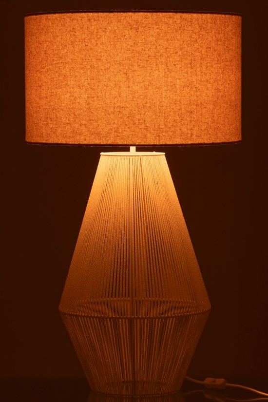 J-Line J Line Éclairage Armatures Luminaires D'intérieur Pieds De Lampe Avec Abat Jour Lampes De Table Jolipa Lampe Striing M.