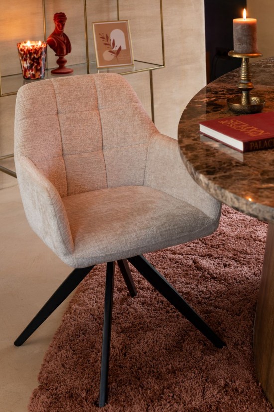 Jolipa Tapis Organique Duveteux Polyester Brique.