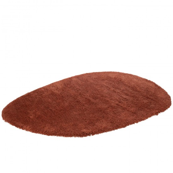 J Line Tapis Organique Duveteux Polyester Brique JLine 49532 by Jolipa 49532.