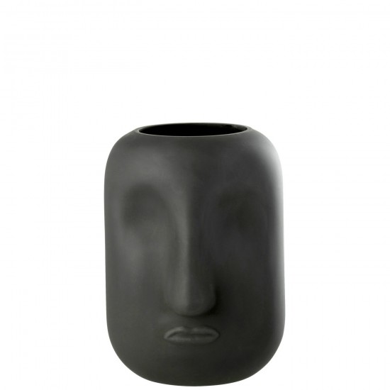 J Line Vase Noe Verre Noir Large JLine 49648 by Jolipa 49648.