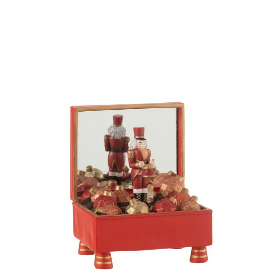 J Line Boite A Musique Casse Noisette Resine Mix JLine 49739 by Jolipa 49739.