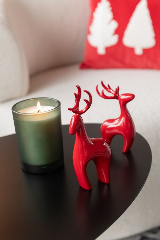 Jolipa Set 3 Renne Resine Electro Rouge.