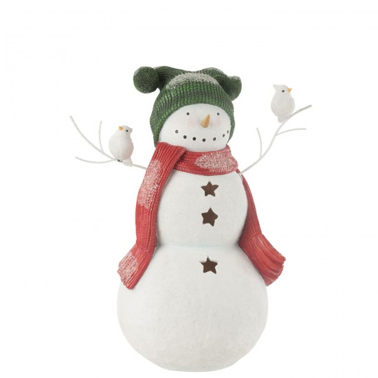 J-line 49822 Jolipa JLine figurines pere noel ou bonhomme de neige.