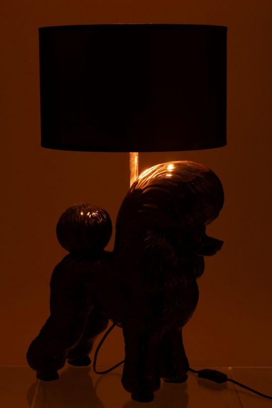 J-Line J Line Éclairage Armatures Luminaires D'intérieur Pieds De Lampe Avec Abat Jour Lampes De Table Jolipa Lampe Caniche R.