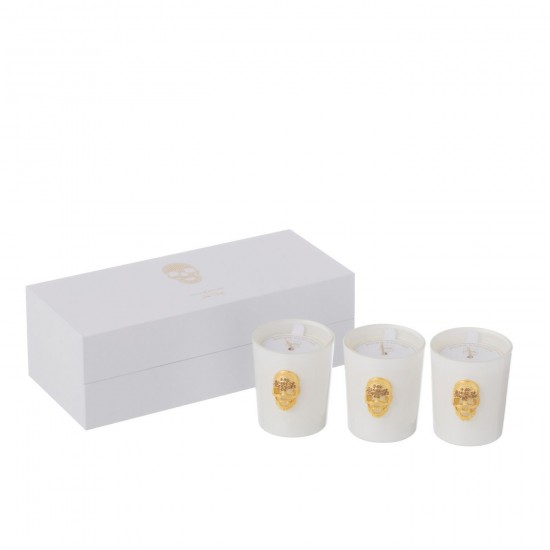 J Line Boite 3 Bougies Parfumes Crane Nuit Blanche 16Heures JLine 49965 by Jolipa 49965.