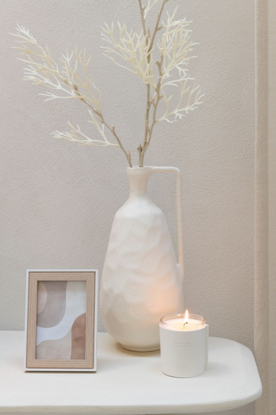 Jolipa Bougie Parfumee Cuir Blanc 40Heures.