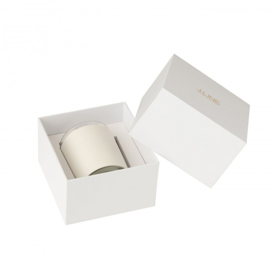 J-Line J Line bougies parfumées Jolipa Bougie Parfumee Cuir Blanc 40Heures.