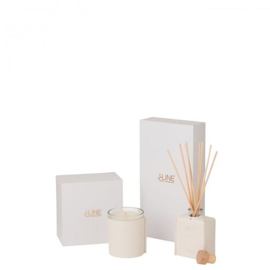 J-Line J Line sprays parfums fleurs Jolipa Hule Parfumee Cuir Blanc 100Ml.