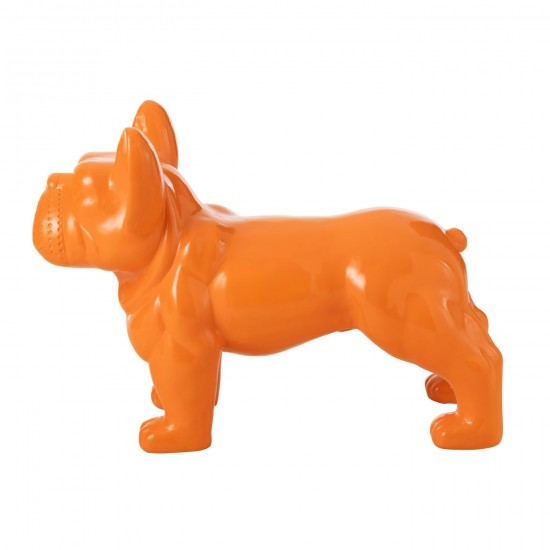 J-Line J Line statuettes Jolipa Bulldog Mgo Orange.