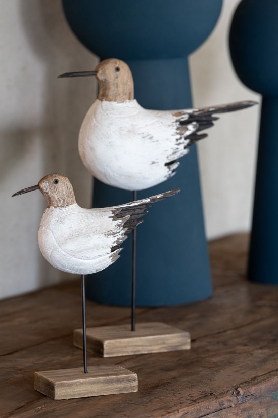 Jolipa Mouette Sur Pied Bois De Paulownia Small.