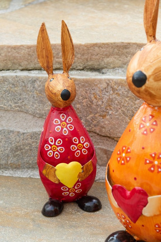 Jolipa Lapin Tenant Coeur Fer Mix Large Assortiment De 3.