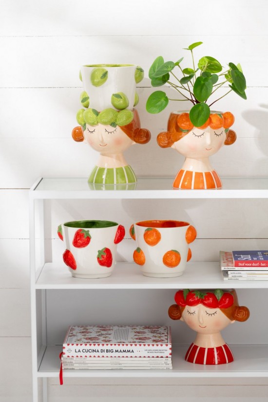 J-Line cachepots de fleur 50478.