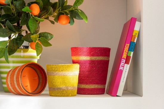 Jolipa Bougie Parfumee Panier Orange Small 45Heures.