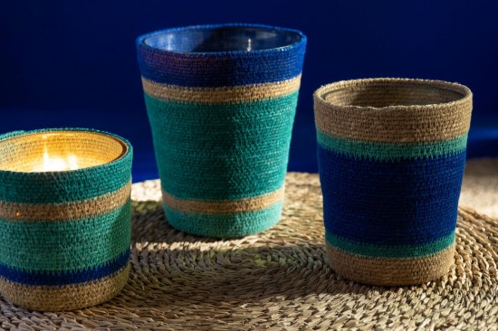 Jolipa Bougie Parfumee Panier Cire Azur Small 45Heures.