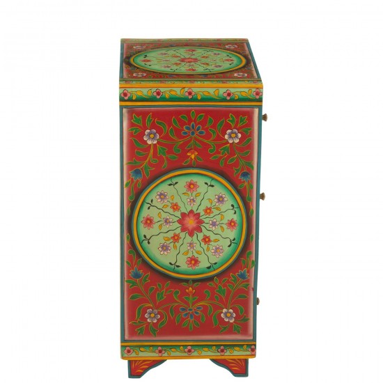 J-Line J Line armoires Jolipa Meuble 7 Tiroirs Mumbai Bois De Manguier Mix.