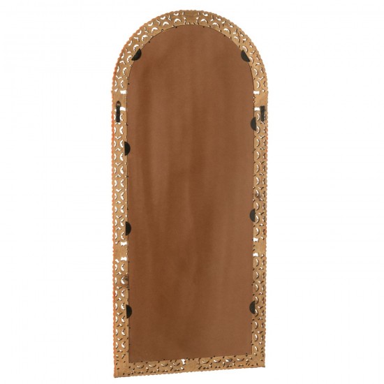 J-Line J Line miroirs Jolipa Miroir Sculpte Mumbai Bois De Manguier Mix.