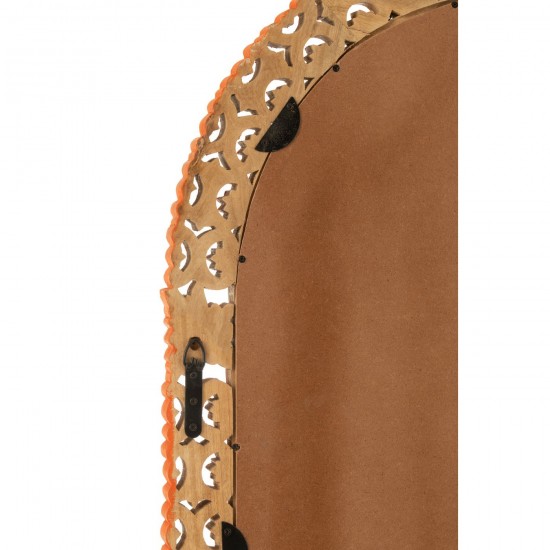 Jolipa Miroir Sculpte Mumbai Bois De Manguier Mix.