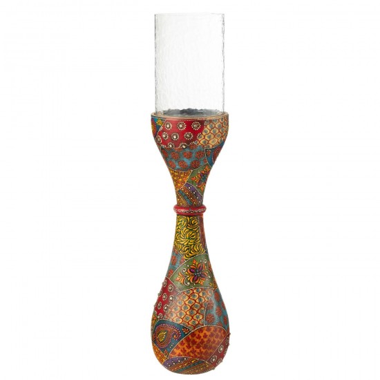 J Line Chandelier Delhi Bois De Manguier Mix L13xB13xH56 cm JLine 50577 by Jolipa 50577.