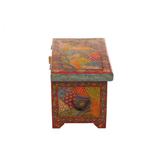 J-Line J Line coffres caisses de stockage Jolipa Coffre Delhi Bois De Manguier Mix.