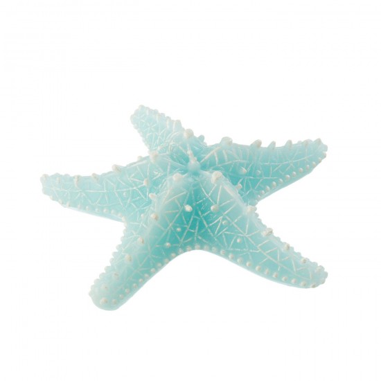 J Line Bougie Etoile De Mer Cire Azur Large 3 Heures L21xB21xH7 cm JLine 50604 by Jolipa 50604.