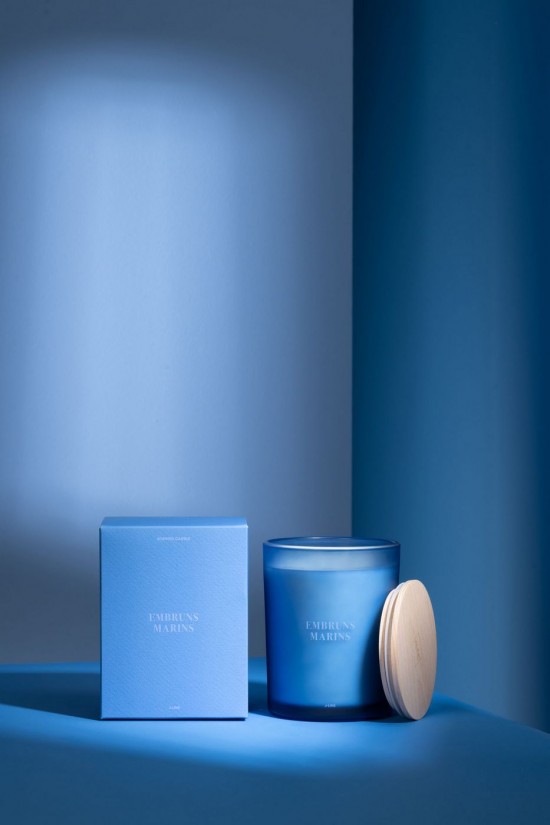 J-Line J Line bougies parfumées Bougie Senteur Accords Essentiels Embruns Marins 52H.